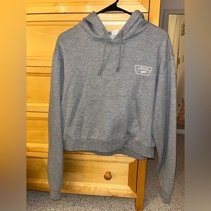 VANS cropped grey hoodie